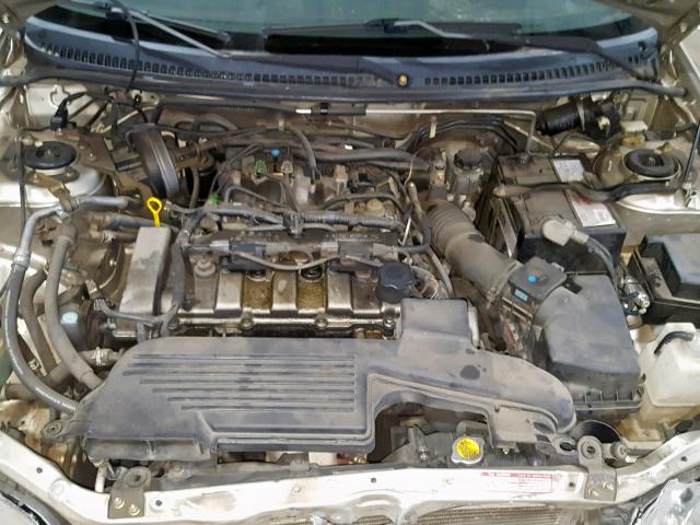 JM1BJ226220631290 - 2002 MAZDA PROTEGE DX GOLD photo 7