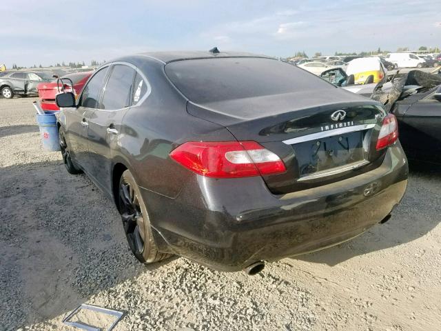 JN1AY1AP7BM520306 - 2011 INFINITI M56 BLACK photo 3