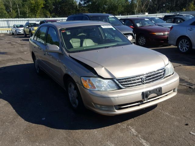 4T1BF28B03U281735 - 2003 TOYOTA AVALON XL TAN photo 1