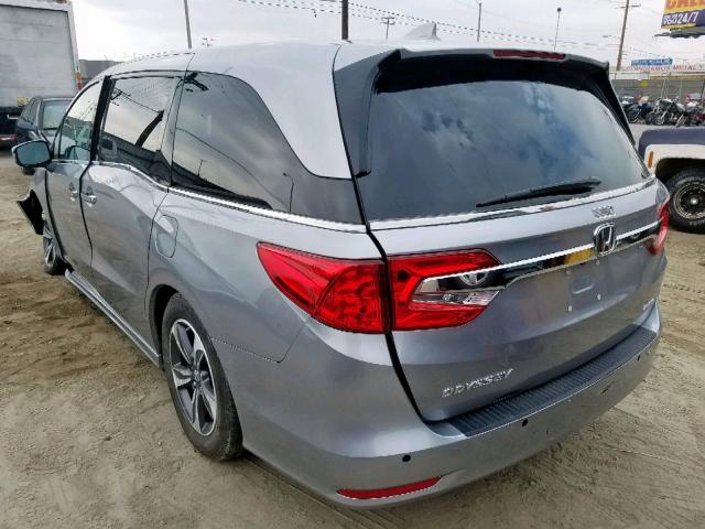 5FNRL6H90JB099474 - 2018 HONDA ODYSSEY EL SILVER photo 3