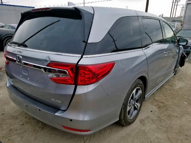 5FNRL6H90JB099474 - 2018 HONDA ODYSSEY EL SILVER photo 4