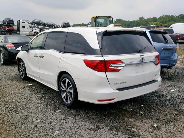 5FNRL6H91KB022775 - 2019 HONDA ODYSSEY EL WHITE photo 3