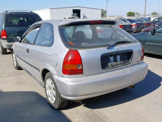 2HGEJ6443WH104054 - 1998 HONDA CIVIC DX SILVER photo 3