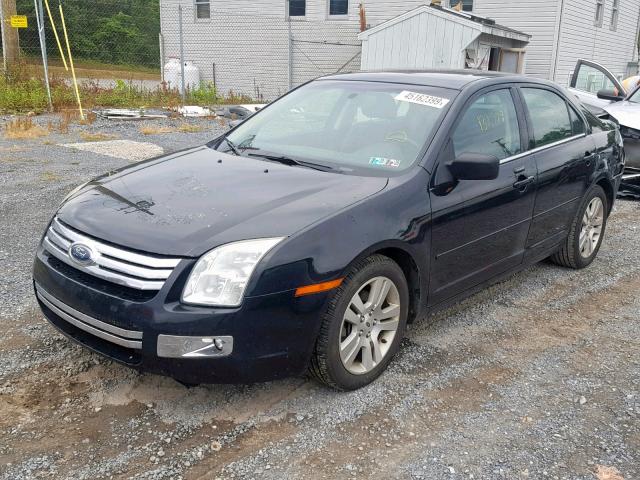 3FAHP08128R257237 - 2008 FORD FUSION SEL BLACK photo 2