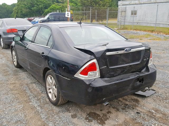 3FAHP08128R257237 - 2008 FORD FUSION SEL BLACK photo 3