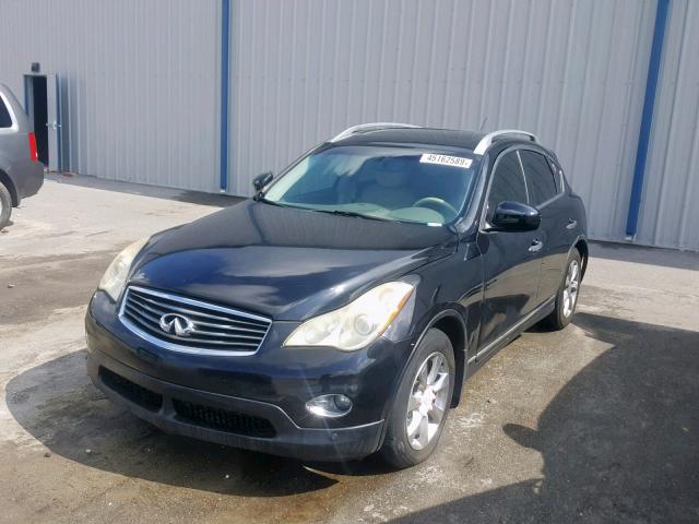 JNKAJ09E18M300214 - 2008 INFINITI EX35 BASE BLACK photo 2