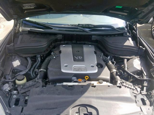 JNKAJ09E18M300214 - 2008 INFINITI EX35 BASE BLACK photo 7