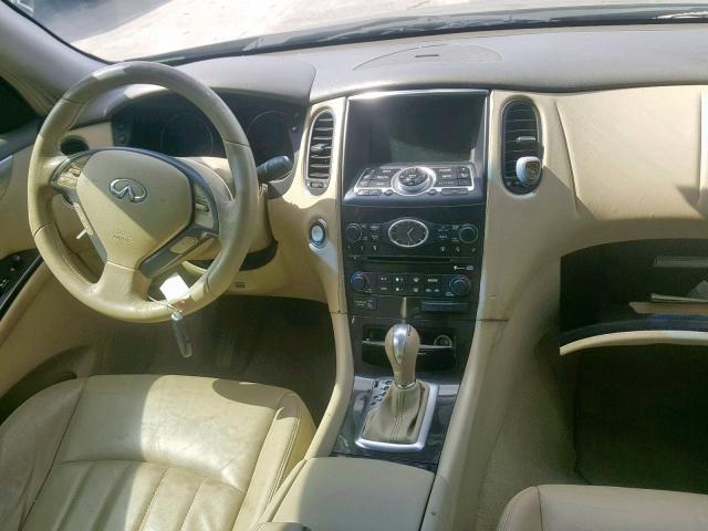 JNKAJ09E18M300214 - 2008 INFINITI EX35 BASE BLACK photo 9