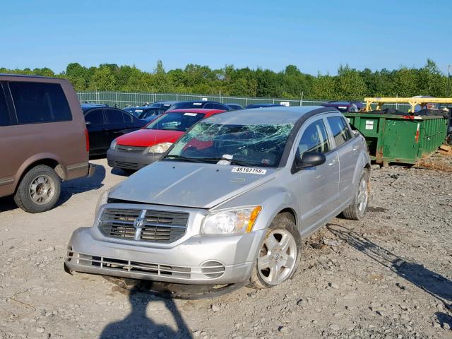 1B3HB48A29D147574 - 2009 DODGE CALIBER SX SILVER photo 2