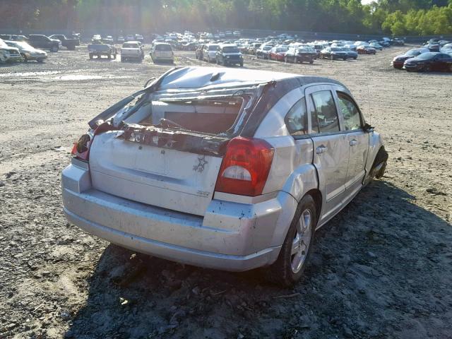 1B3HB48A29D147574 - 2009 DODGE CALIBER SX SILVER photo 4