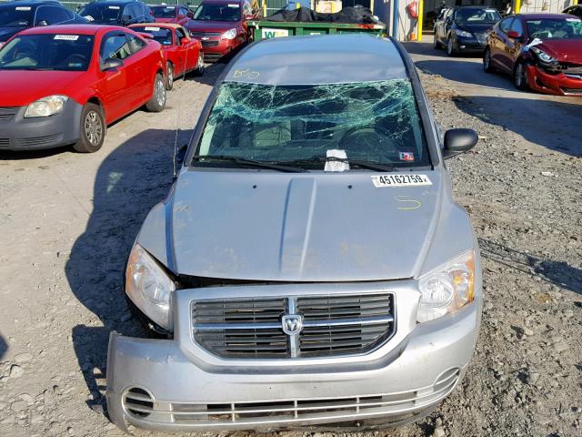 1B3HB48A29D147574 - 2009 DODGE CALIBER SX SILVER photo 9