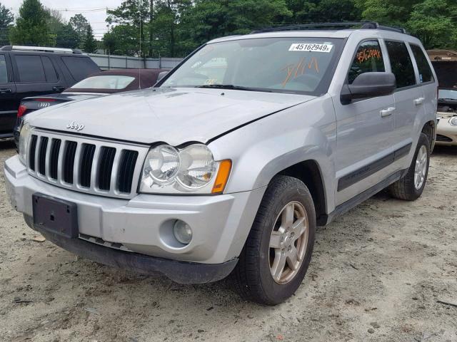 1J4GR48K16C135507 - 2006 JEEP GRAND CHER SILVER photo 2