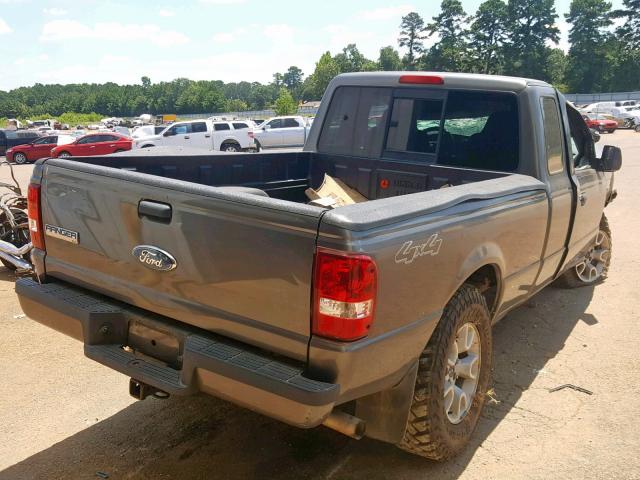 1FTYR15E47PA80097 - 2007 FORD RANGER SUP GRAY photo 4