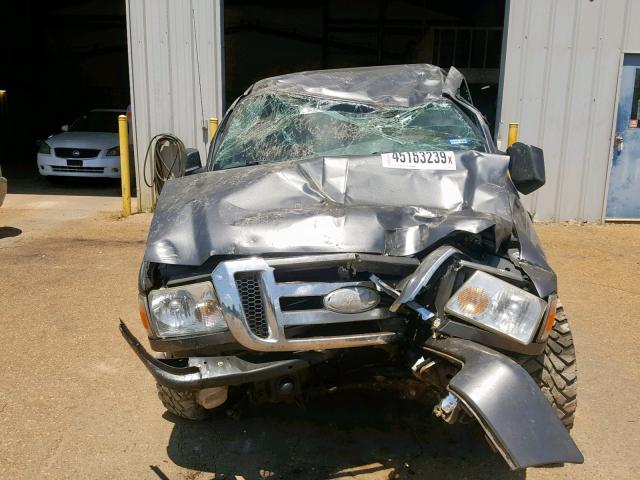 1FTYR15E47PA80097 - 2007 FORD RANGER SUP GRAY photo 9