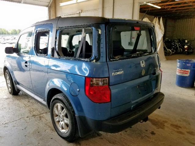 5J6YH28718L015135 - 2008 HONDA ELEMENT EX BLUE photo 9