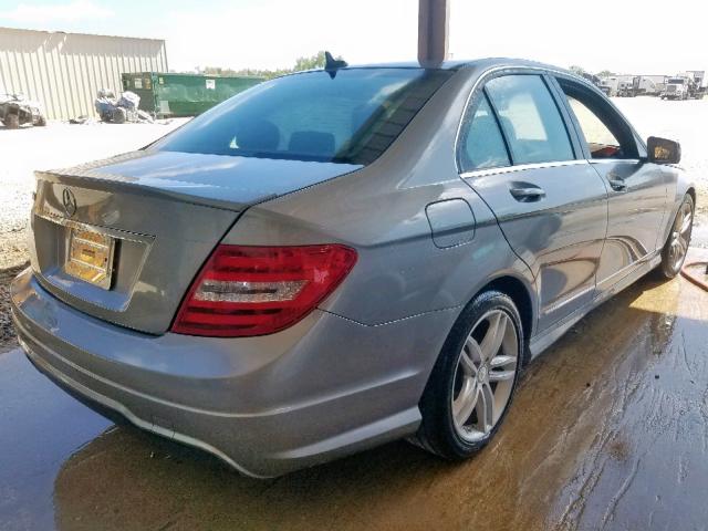 WDDGF4HB9EA948169 - 2014 MERCEDES-BENZ C 250 SILVER photo 4