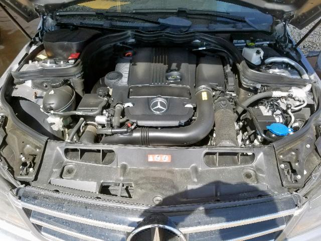 WDDGF4HB9EA948169 - 2014 MERCEDES-BENZ C 250 SILVER photo 7