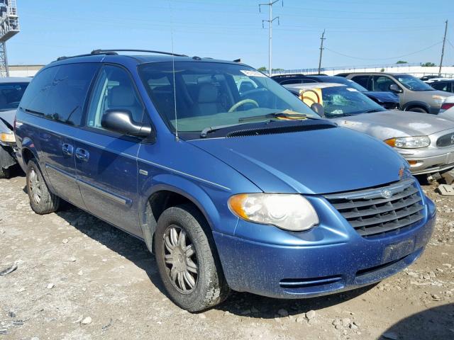 2A4GP54L57R153057 - 2007 CHRYSLER TOWN & COU BLUE photo 1