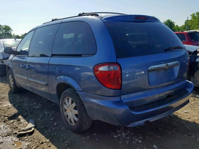 2A4GP54L57R153057 - 2007 CHRYSLER TOWN & COU BLUE photo 3