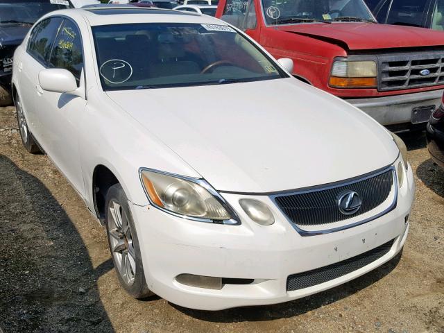 JTHCH96S660006010 - 2006 LEXUS GS 300 WHITE photo 1