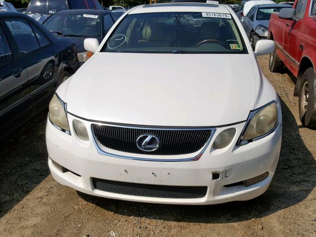 JTHCH96S660006010 - 2006 LEXUS GS 300 WHITE photo 9