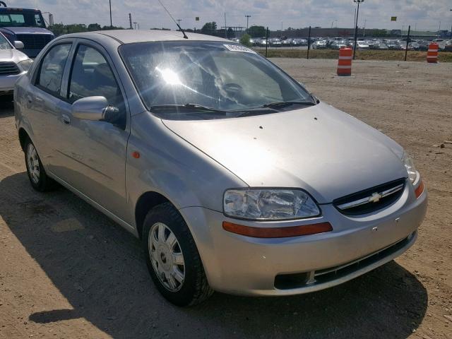 KL1TJ52644B147903 - 2004 CHEVROLET AVEO LS SILVER photo 1