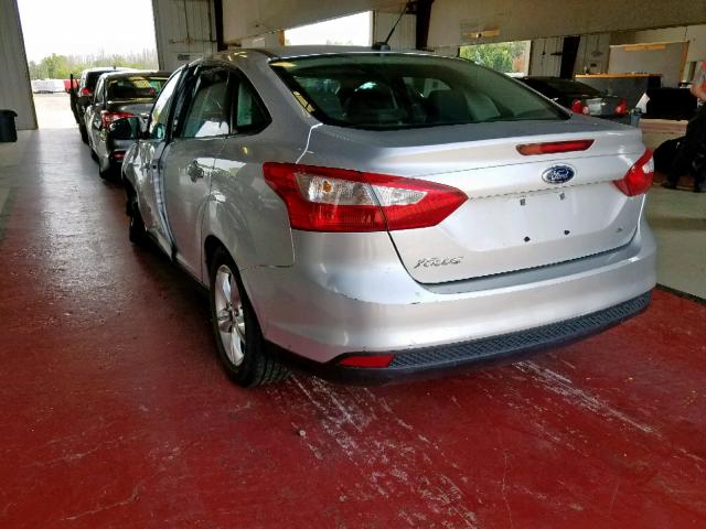 1FADP3F26EL154022 - 2014 FORD FOCUS SE SILVER photo 3