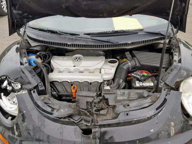 3VWPW31C38M525261 - 2008 VOLKSWAGEN NEW BEETLE Schwarz Foto 7