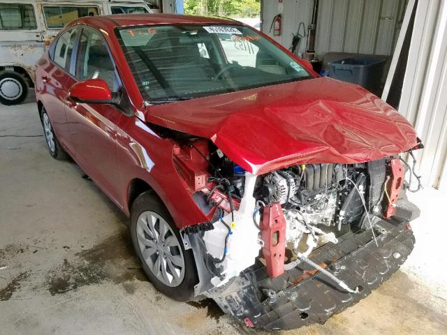 3KPC24A38KE056866 - 2019 HYUNDAI ACCENT SE RED photo 1