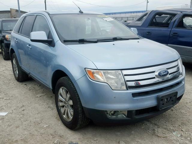 2FMDK38C28BA27119 - 2008 FORD EDGE SEL BLUE photo 1