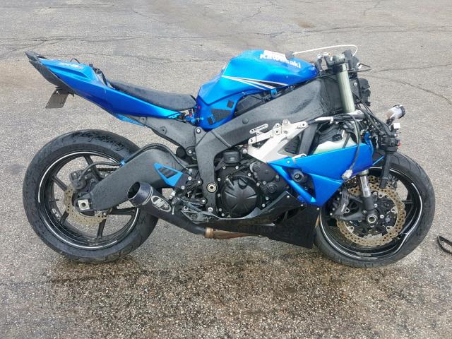 JKAZX4R14BA026226 - 2011 KAWASAKI ZX600 R BLUE photo 9