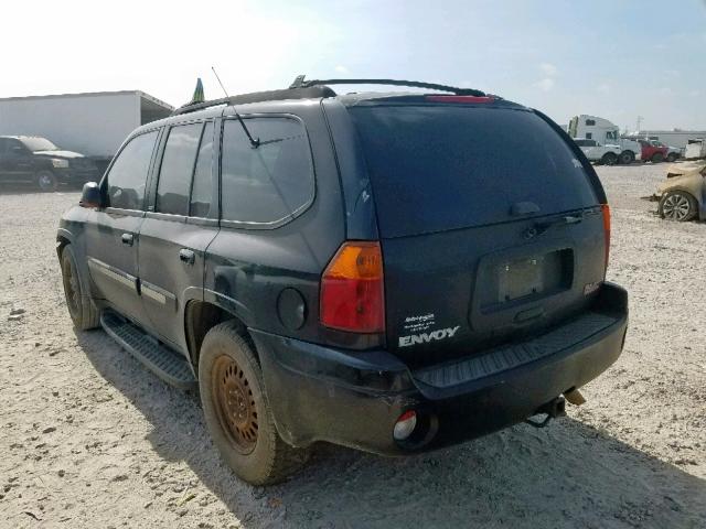 1GKDS13S232399151 - 2003 GMC ENVOY BLACK photo 3