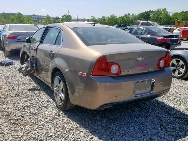 1G1ZG57B48F217558 - 2008 CHEVROLET MALIBU LS GOLD photo 3