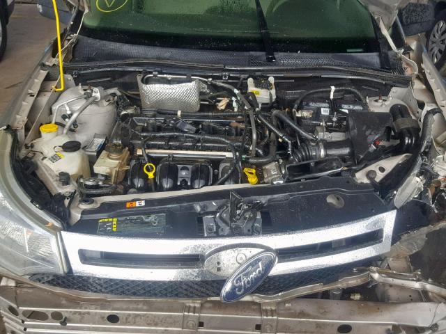 1FAHP34N88W137997 - 2008 FORD FOCUS S/SE SILVER photo 7