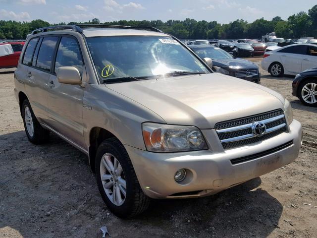 JTEEW21A060025539 - 2006 TOYOTA HIGHLANDER BEIGE photo 1