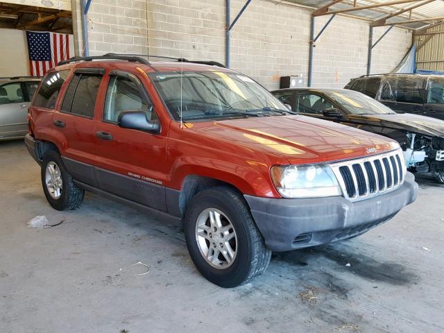 1J4GX48S83C591103 - 2003 JEEP GRAND CHER MAROON photo 1