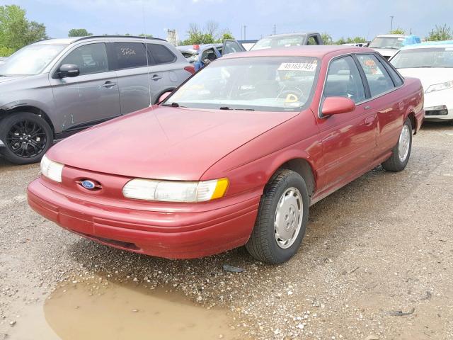 1FALP52UXRG208872 - 1994 FORD TAURUS GL RED photo 2