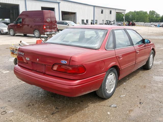 1FALP52UXRG208872 - 1994 FORD TAURUS GL RED photo 4