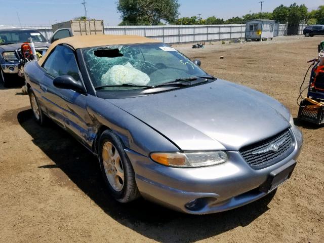 3C3EL55H1XT515843 - 1999 CHRYSLER SEBRING JX GRAY photo 1