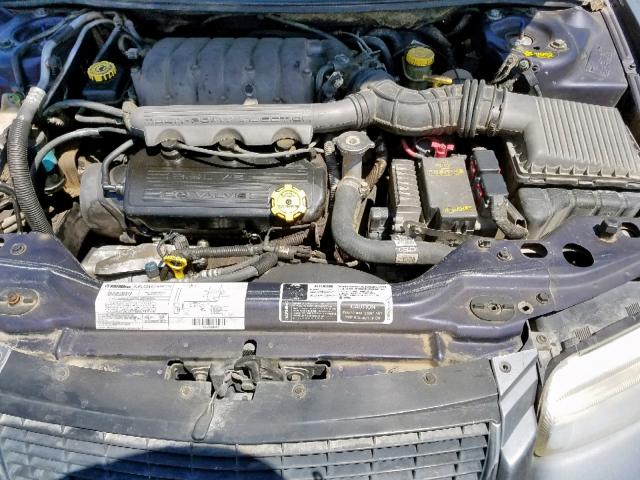 3C3EL55H1XT515843 - 1999 CHRYSLER SEBRING JX GRAY photo 7