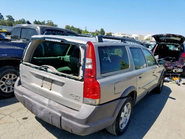 YV1SZ59H241150495 - 2004 VOLVO XC70 SILVER photo 4