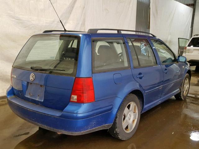 WVWSK61J72W120696 - 2002 VOLKSWAGEN JETTA GLS BLUE photo 4