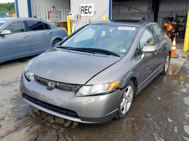 2HGFA16918H315238 - 2008 HONDA CIVIC EXL 灰色 照片 2