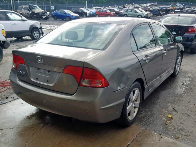 2HGFA16918H315238 - 2008 HONDA CIVIC EXL 灰色 照片 4