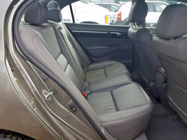 2HGFA16918H315238 - 2008 HONDA CIVIC EXL 灰色 照片 6