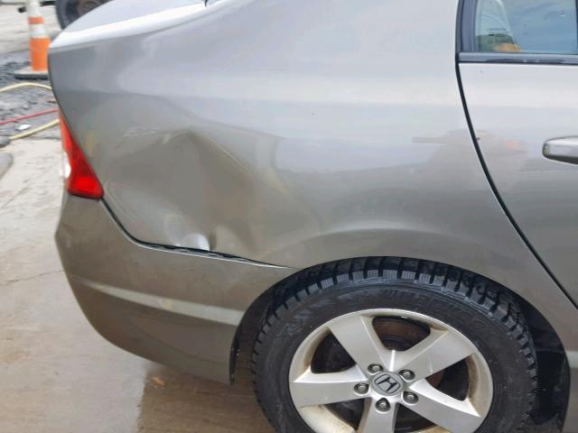 2HGFA16918H315238 - 2008 HONDA CIVIC EXL 灰色 照片 9