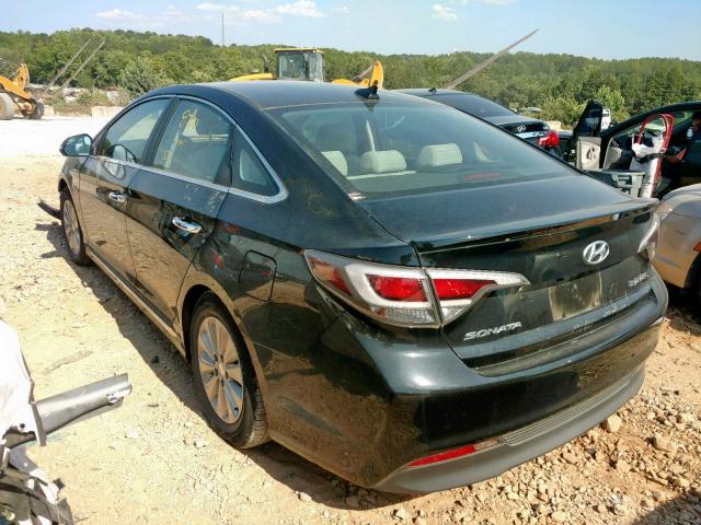 KMHE24L34HA069174 - 2017 HYUNDAI SONATA HYB BLACK photo 3