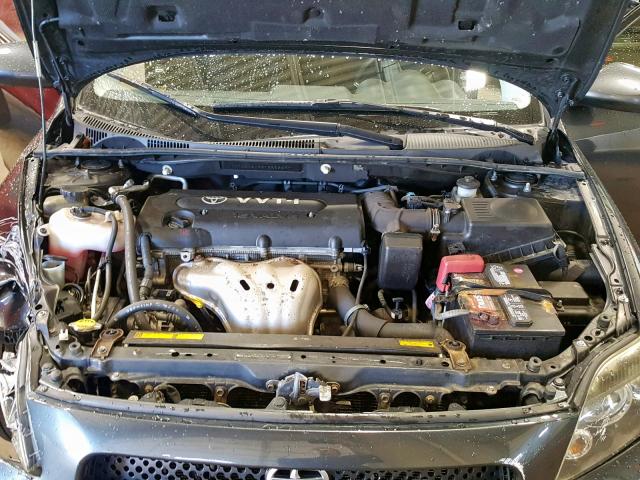 JTKDE167880255268 - 2008 TOYOTA SCION TC გრაფიტი ფოტო 7