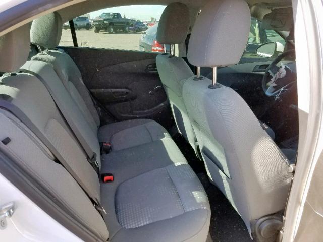 1G1JB5SH0H4150489 - 2017 CHEVROLET SONIC LS WHITE photo 6