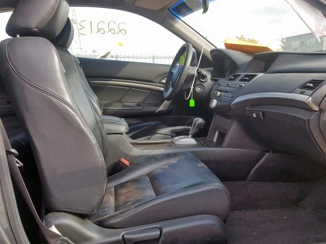 1HGCS22838A800658 - 2008 HONDA ACCORD EXL GRAY photo 5